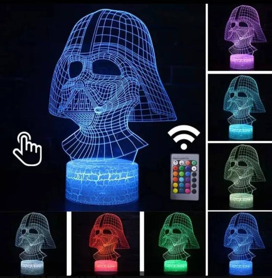 LAMPARA 3D DARTH VADER